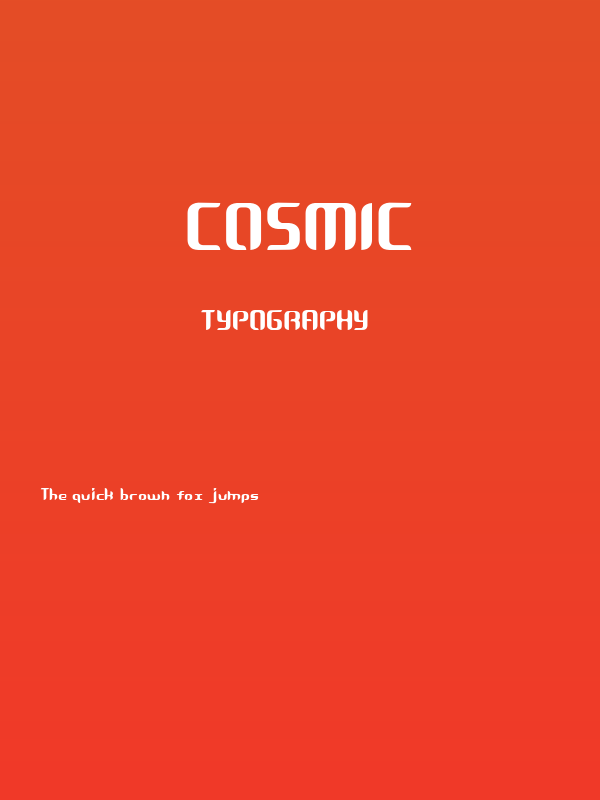 Cosmic Poster