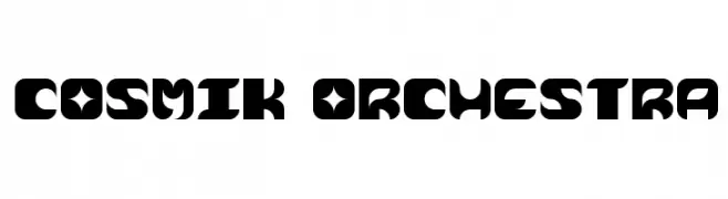 Cosmik Orchestra  font caratteri gratis