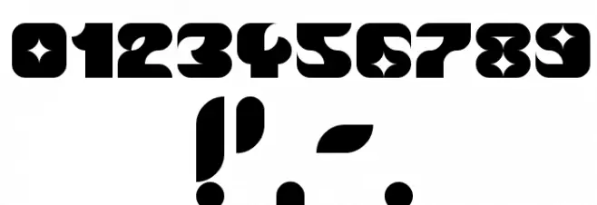 Cosmik Orchestra Font OTHER CHARS