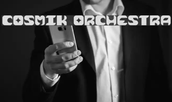 Cosmik Orchestra Font examples