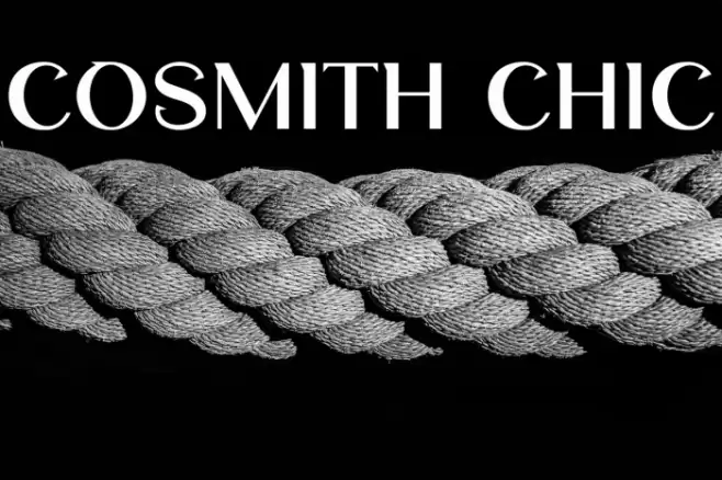Cosmith Chic Font examples