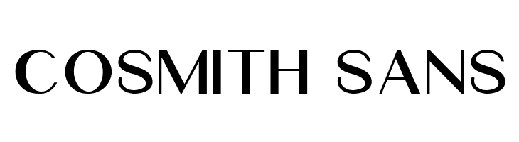 Cosmith Sans  Free Fonts Download