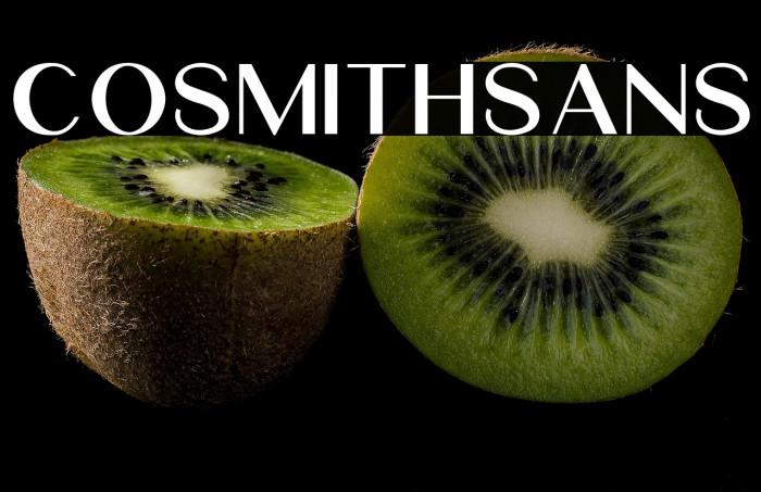 CosmithSans Example 2