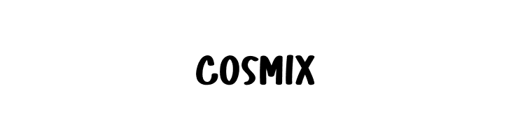 Cosmix Schriftart