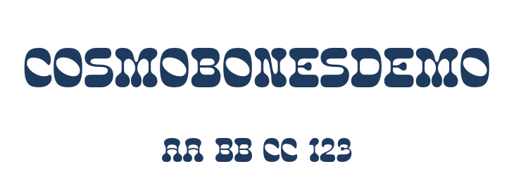 CosmoBonesDemo Font Preview