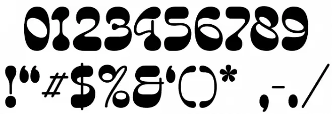 CosmoBonesDemo Font Alte caractere