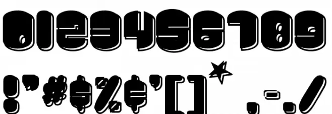 Cosmojunk Schriftart Anderer Schreiben