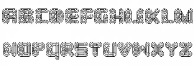 Cosmology Regular 字体 大写