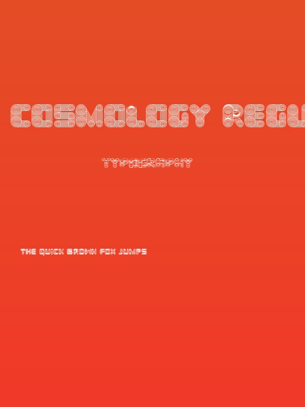 Cosmology Regular Poster