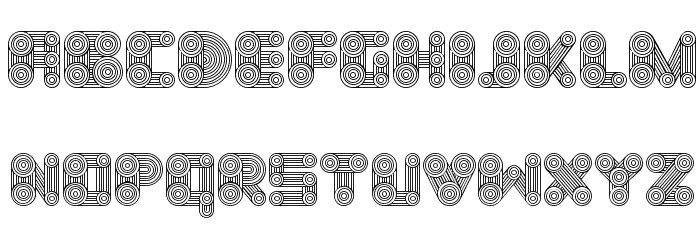 Cosmology Regular Font LOWERCASE