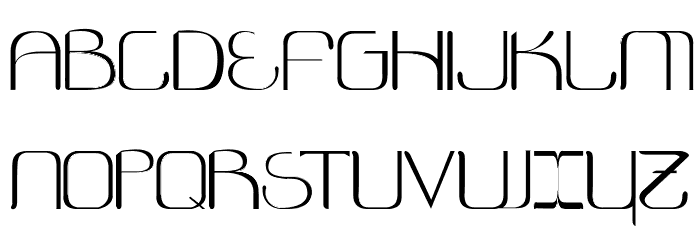 Cosmonautica Font LOWERCASE
