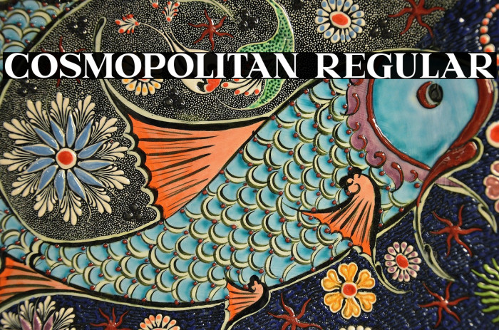 Cosmopolitan Regular Example 1