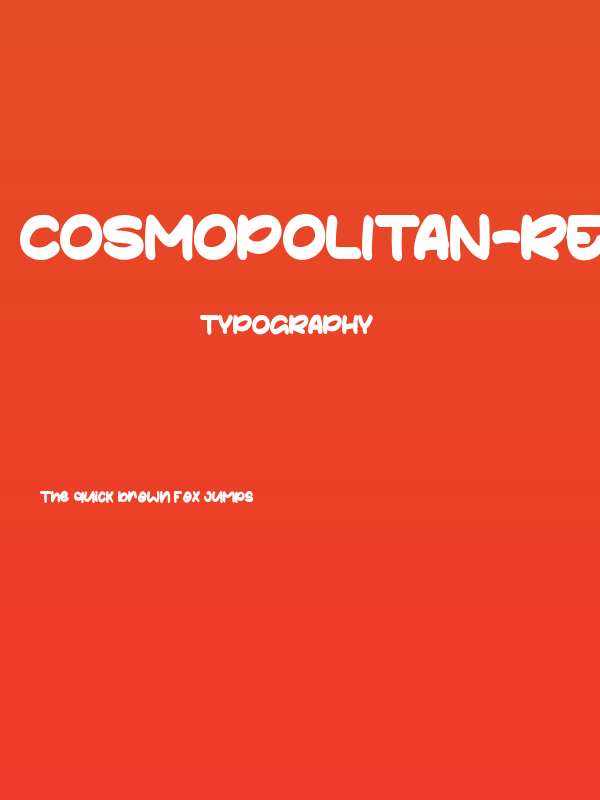 Cosmopolitan-Regular Poster