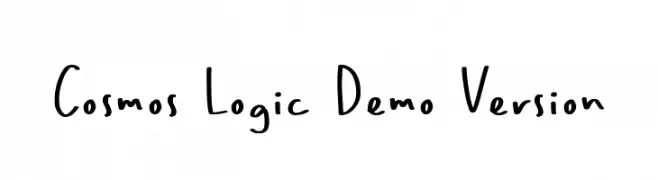Cosmos Logic Demo Version  Frei Schriftart Herunterladen