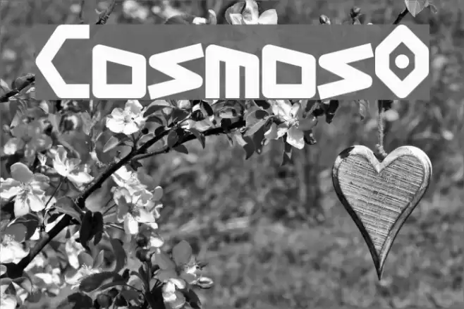 Cosmos0 Font examples