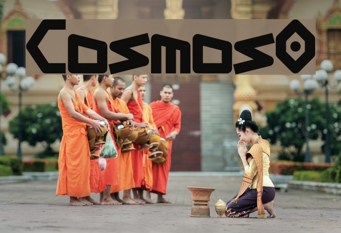 Cosmos0 Font examples