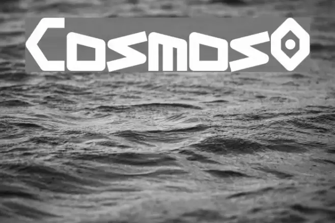 Cosmos0 Font examples