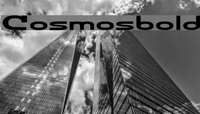 Cosmosbold Font examples