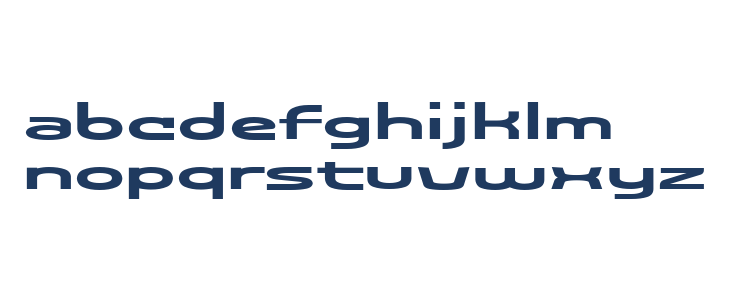 Cosmosbold Lowercase