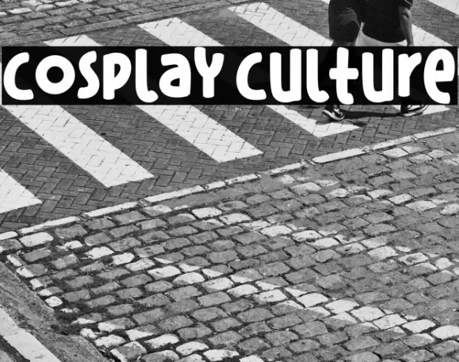 Cosplay Culture Font examples