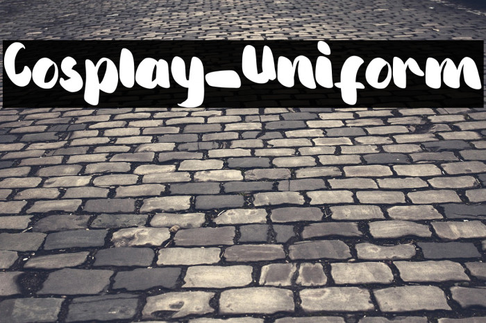 Cosplay_Uniform Example 1