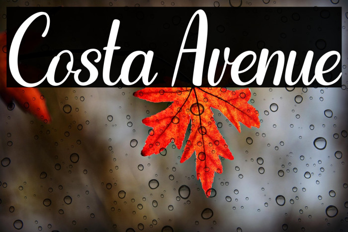 Costa Avenue Example 1