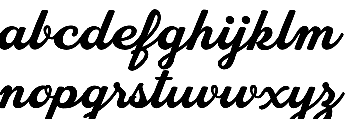 Costa Rica Personal Use Font LOWERCASE