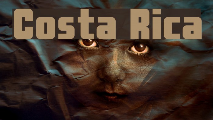 Costa Rica Font examples