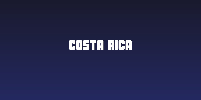 Costa Rica Social Header