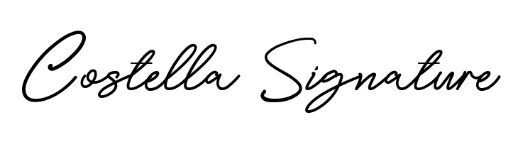 Costella Signature  Fuentes Gratis Descargar