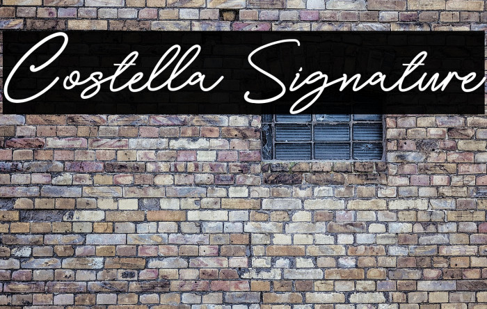 Costella Signature Example 1