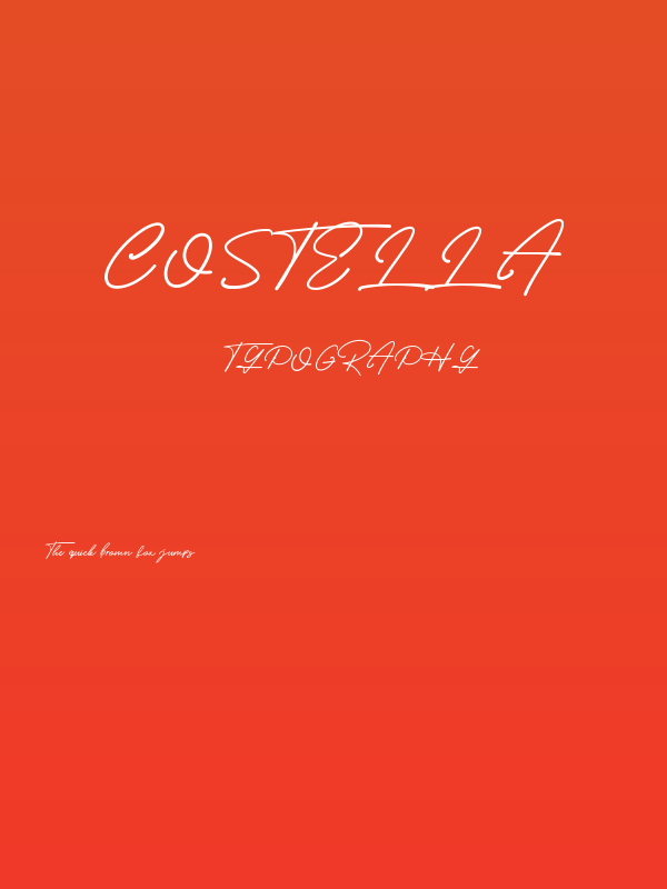 Costella Poster