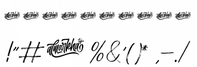 Costiera Font OTHER CHARS