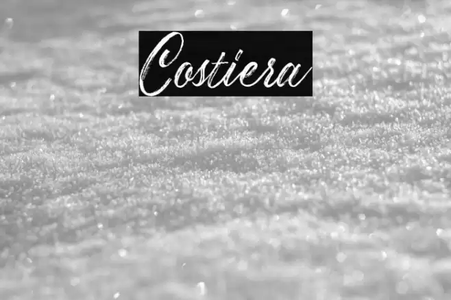 Costiera Font examples