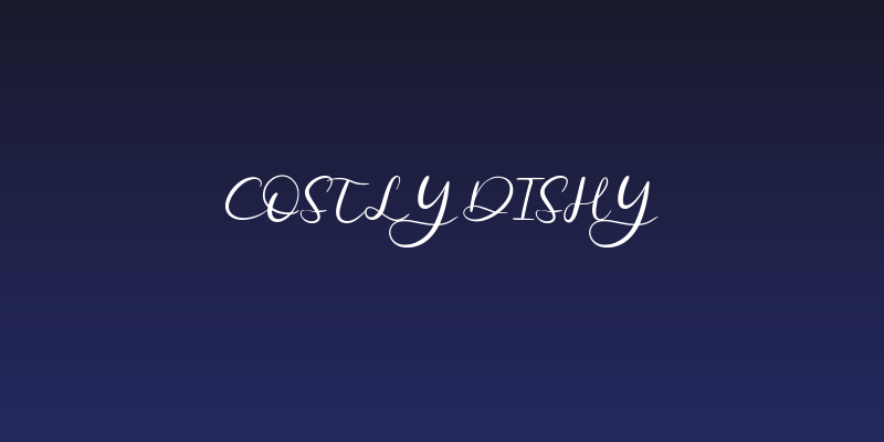 Costly Dishy Social Header