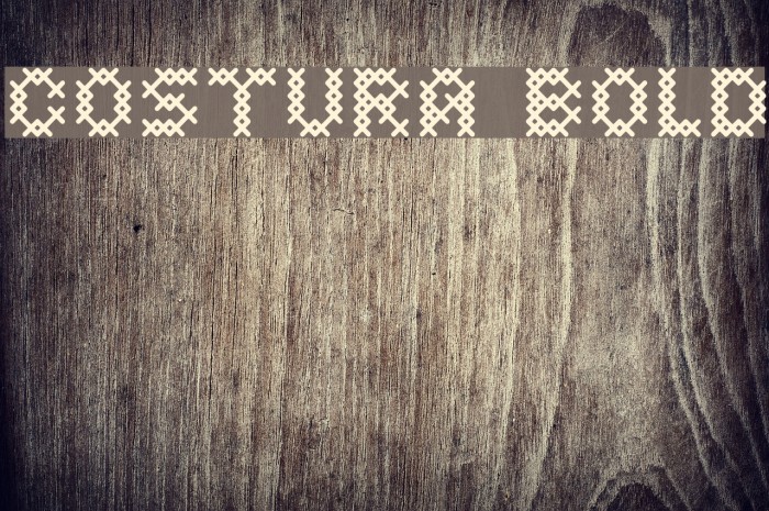 Costura Bold Font examples