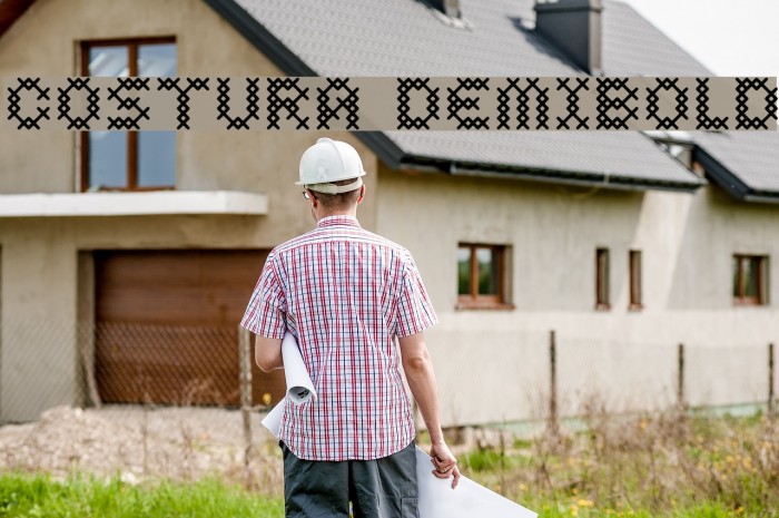Costura DemiBold Font examples