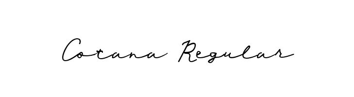 Cotana Regular Font