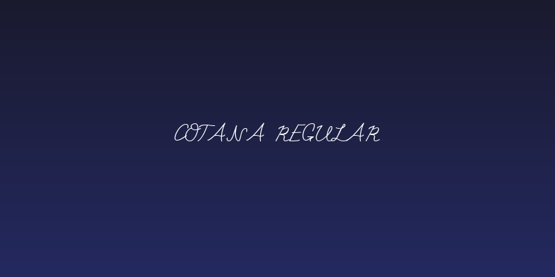 Cotana Regular Social Header