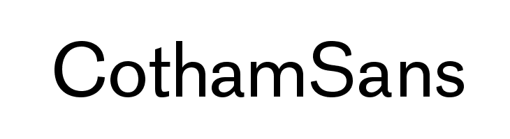 CothamSans Font