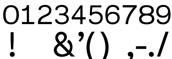 CothamSans Font OTHER CHARS