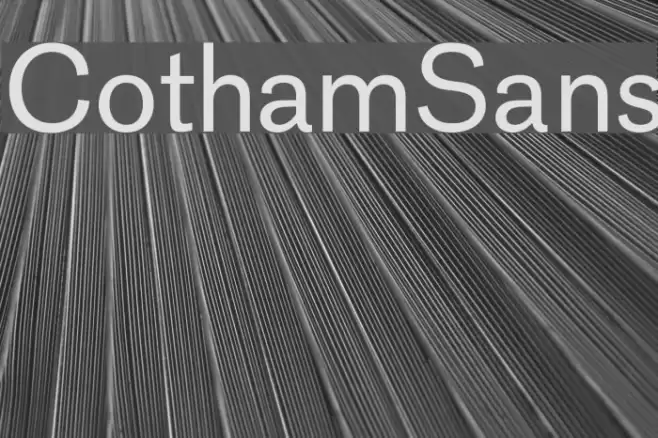 CothamSans Шрифта examples