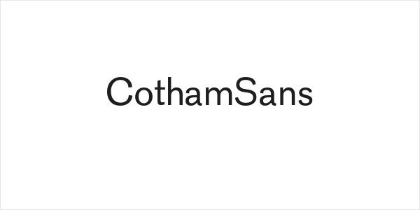 CothamSans Logo