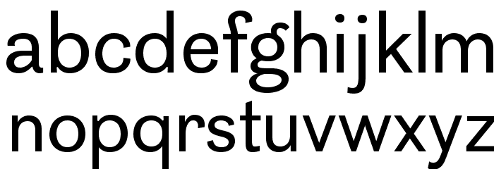 CothamSans Font LOWERCASE