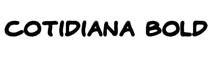 Cotidiana Bold  Fuentes Gratis Descargar