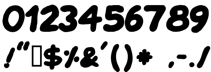 Cotidiana Bold Font OTHER CHARS