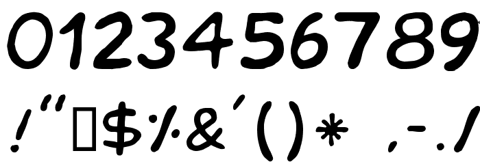 Cotidiana Font OTHER CHARS