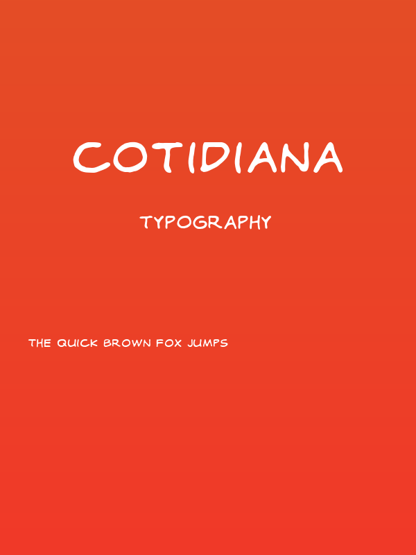 Cotidiana Poster