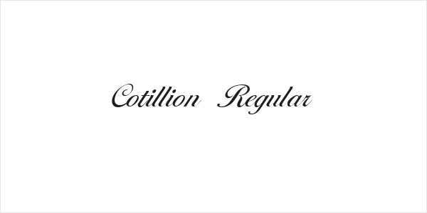 Cotillion Regular Logo