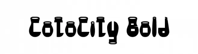 CotoCity Bold  Free Fonts Download